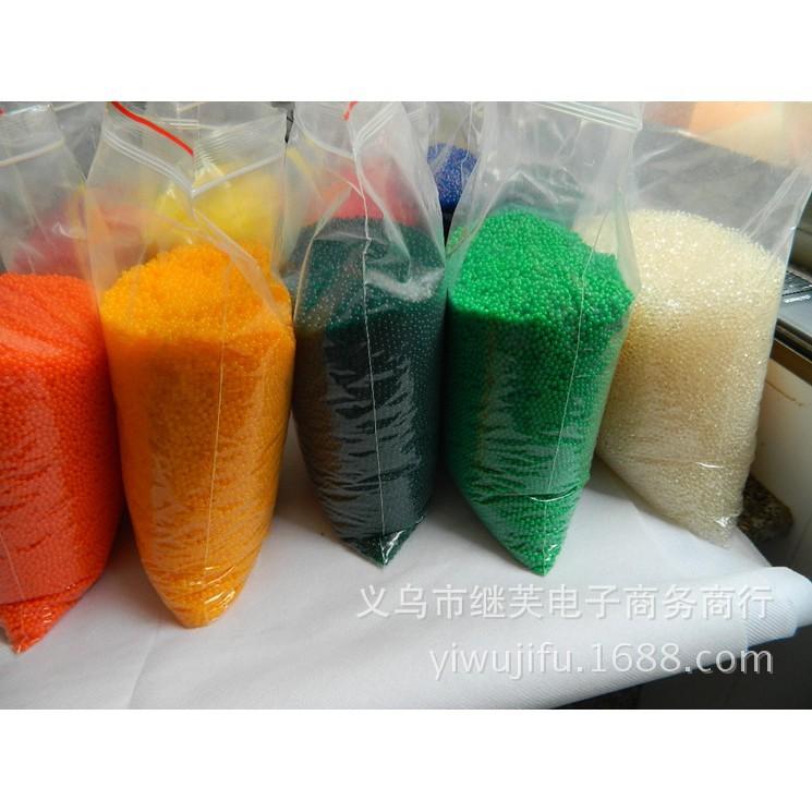 hạt nở đạn thạch trang trí và làm slime hạt nở gói 500gram 1 màu mã KIV85 N( full box