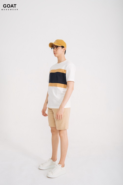 Áo Thun Nam Cổ Tròn Ngắn Tay Thời Trang GOAT MENSWEAR