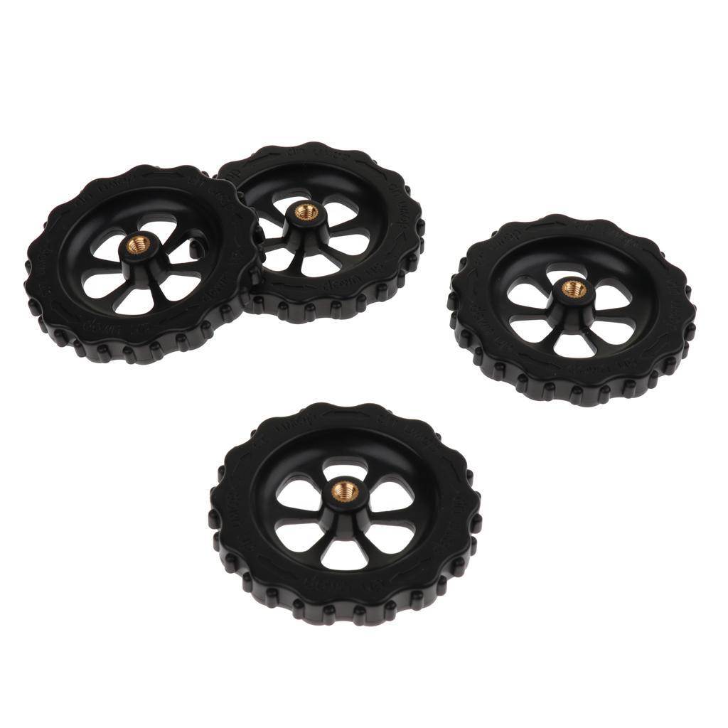 4 Pieces 3D Printer Big Hand Twist Leveling Nut for CR-10, CR-10S, CR-10 Mini, Ender-3