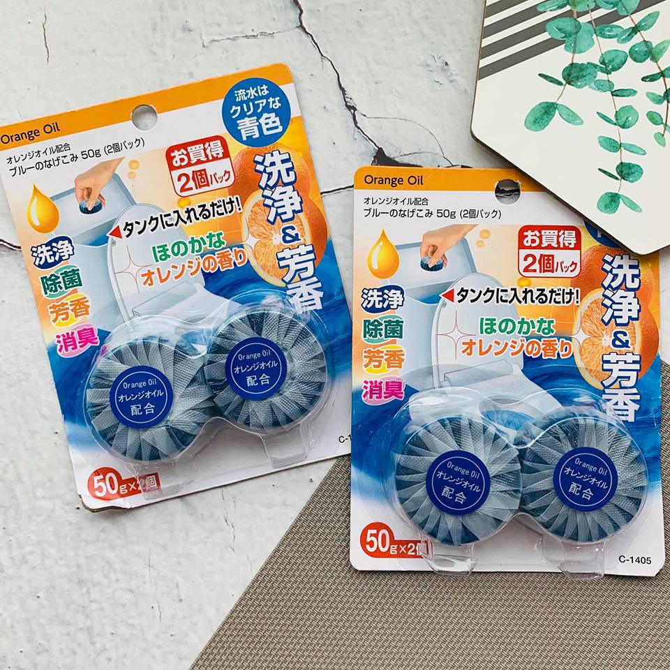 Set 2 viên thả bồn cầu nội địa Nhật Bản