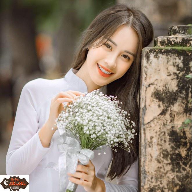 Aó Dài Truyền Thống, Aó Dài Trắng Học Sinh, Sinh Viên 2,4 Tà Chiffon Cho Các Chị Em