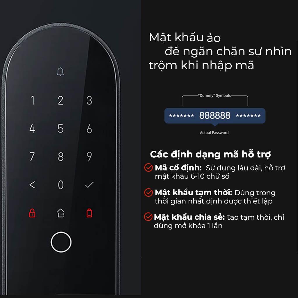 Khoá cửa thông minh Aqara N100 Zigbee bản Quốc Tế, Tương thích Apple HomeKey, BH 12 Tháng