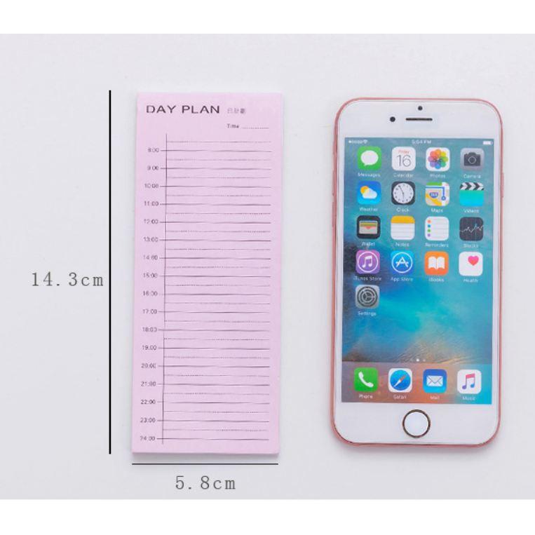 Note Ghi Kế Hoạch - Bảng Lập Kế Hoạch Hàng Ngày - Check List/ To Do List Note Duashop