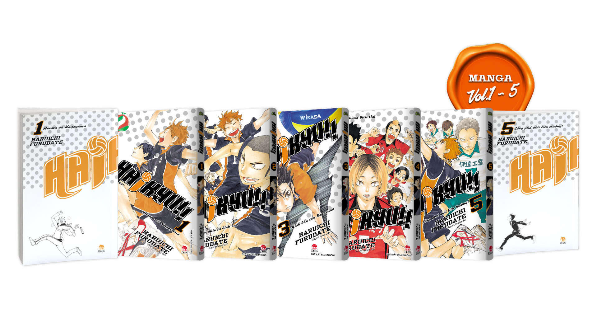 Premium Boxset Haikyu!! - Tập: 1 - 15  - Tặng Kèm Bìa Áo Hiệu Ứng UV + Bìa Áo Hiệu Ứng Metalize