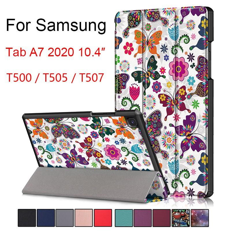 Bao da Ipad khóa từ tính thông minh có giá đỡ cho Samsung TAB A7 10.4inch T500 T505 T507
