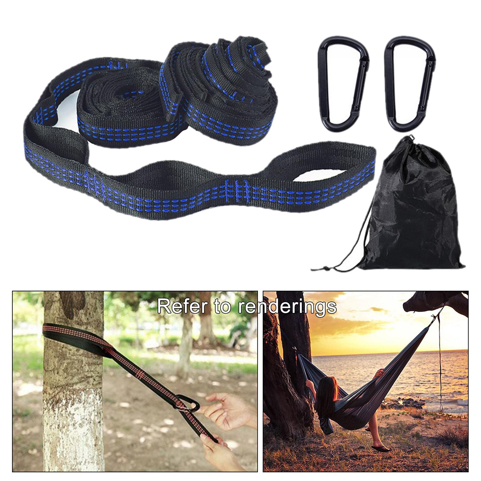 Hammock Tree Straps, 20 Loops&20ft Long Combined, 2000 LBS Heavy Duty