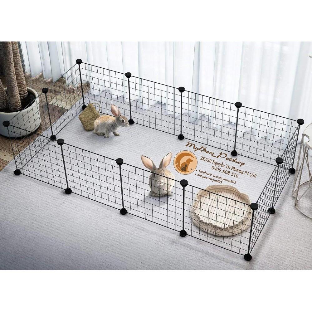 Tấm Lưới Sắt Đa Năng- Lắp Ghép Chuồng Quây Chó Mèo, Kệ Sách, Tủ Quần Áo, Decor Phòng