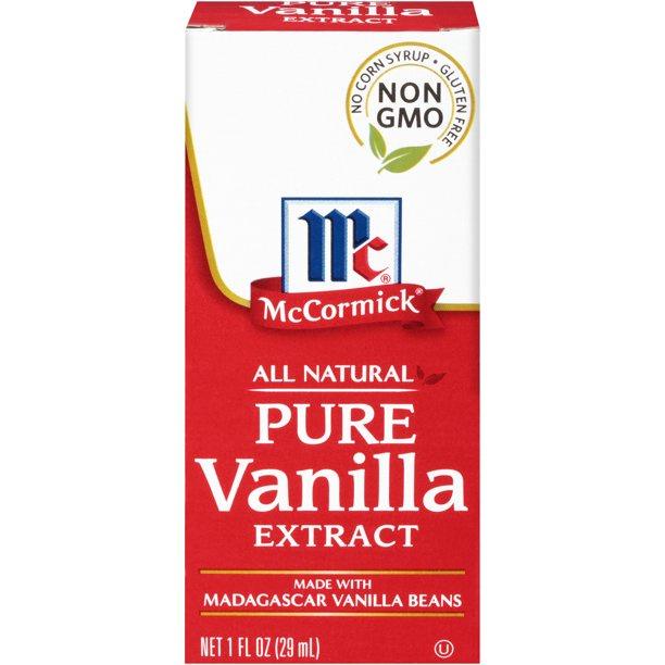 TINH CHẤT VANILLA TỰ NHIÊN Non-GMO McCormick All Natural Pure Vanilla Extract, 29ml (1 oz)