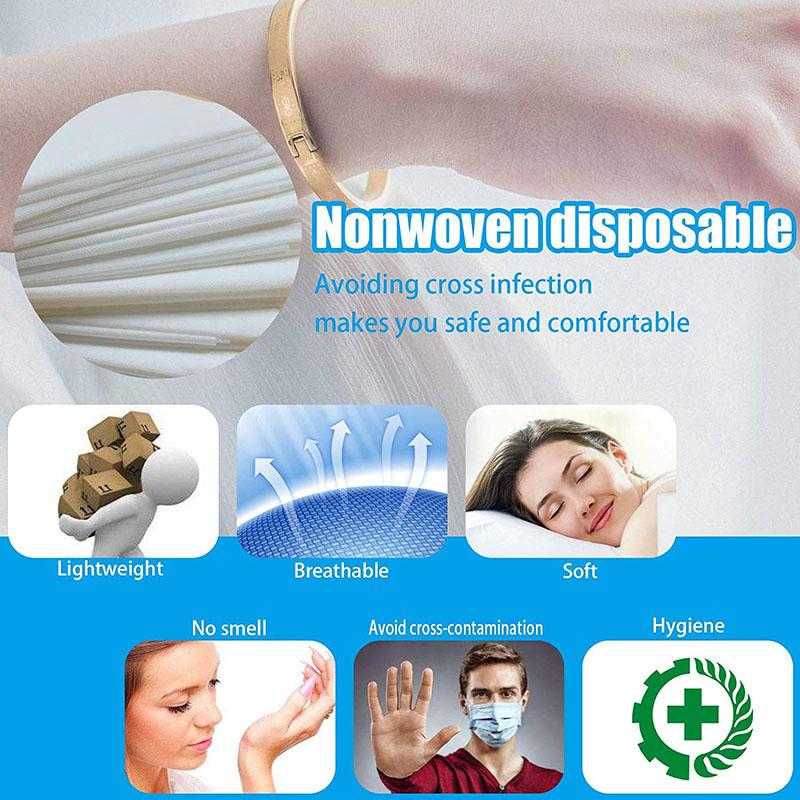 10/20 Chiếc Spa Ga Giường Dùng Một Lần Massage Ga Trải Giường Chống Thấm Nước Bao Vải Không Dệt, 180X80 CM