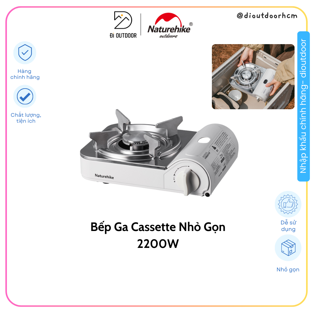 Bếp Ga Cassette Naturehike CNK2350CF016 Công Suất 2200W