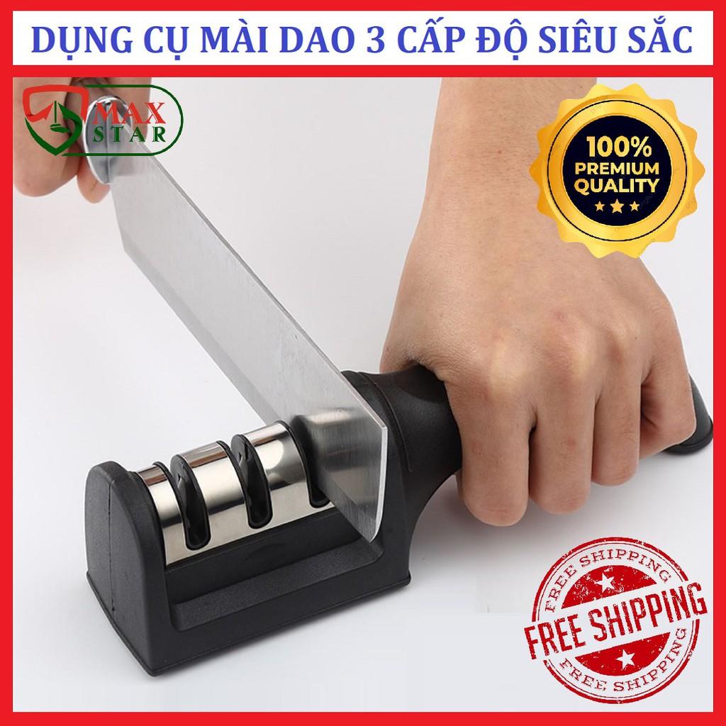 Dụng cụ mài dao nhật 3 rãnh mini siêu sắc bén cao cấp Mài dao nhật