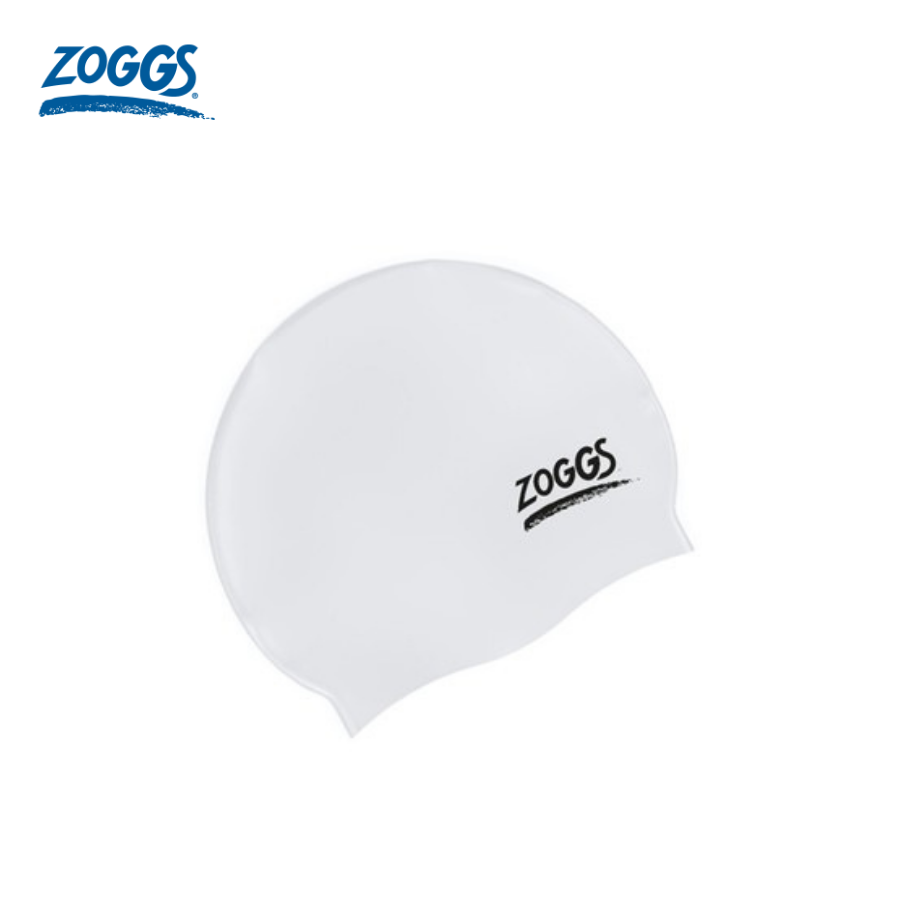 Nón mũ bơi unisex Zoggs Silicone Cap-Plain - 300772