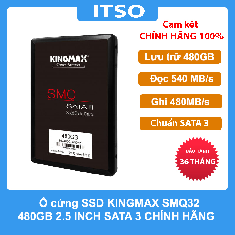 Ổ cứng SSD Kingmax SMQ32 480GB - Hàng chính hãng