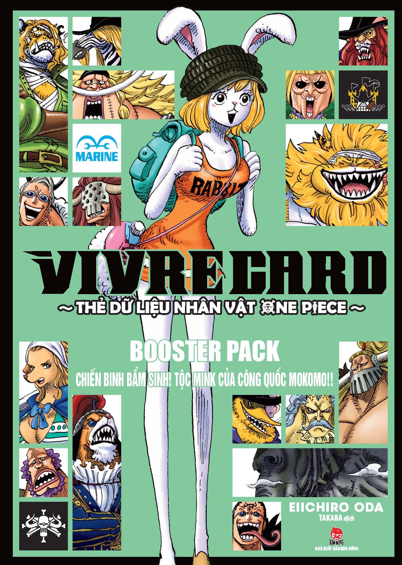 Vivre Card - Thẻ dữ liệu nhân vật One Piece Booster Pack - Chiến binh bẩm sinh! Tộc Mink của Công quốc Mokomo!!