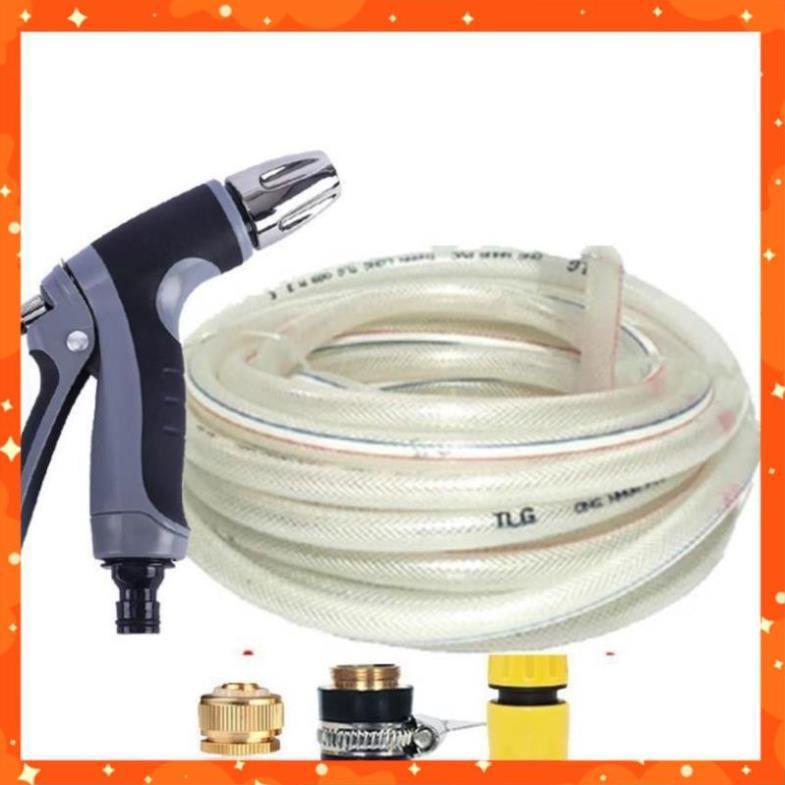 Bộ dây và vòi xịt rửa xe tưới cây tăng áp 3-5m 206817