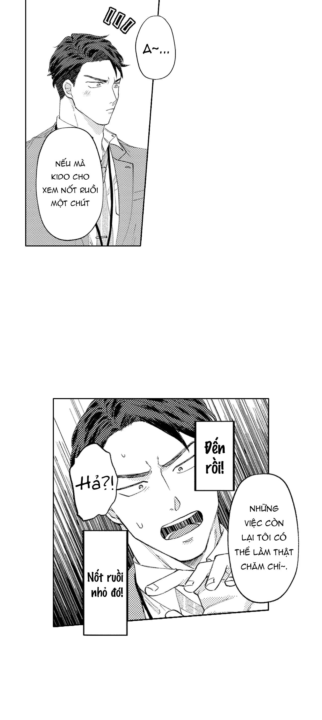 nốt ruồi của kido-kun trông thật ngon chapter 3 22