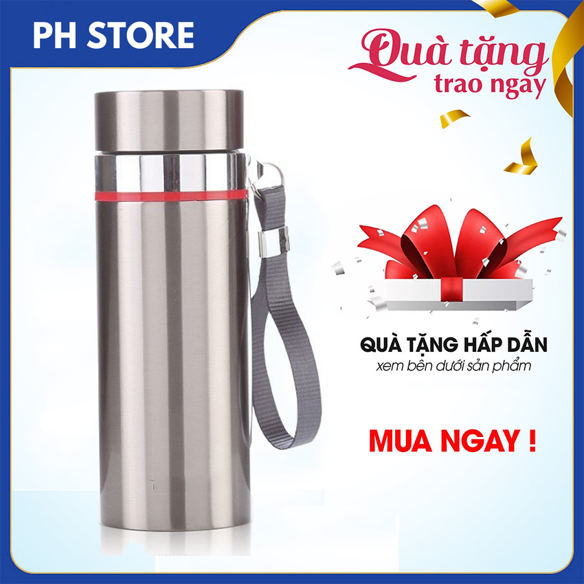 Bình Giữ Nhiệt Inox 304 , Dung Tích 1000ml - 1500ml, Thiết Kế Sang Trọng, Giữ Nhiệt Độ Nóng - Lạnh Lên Đến 12h