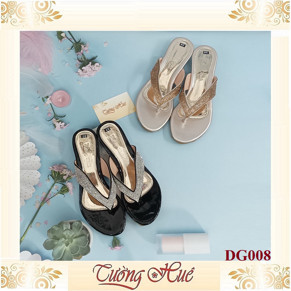 Dép Kẹp Đính Đá Thời Trang Nữ - DG008