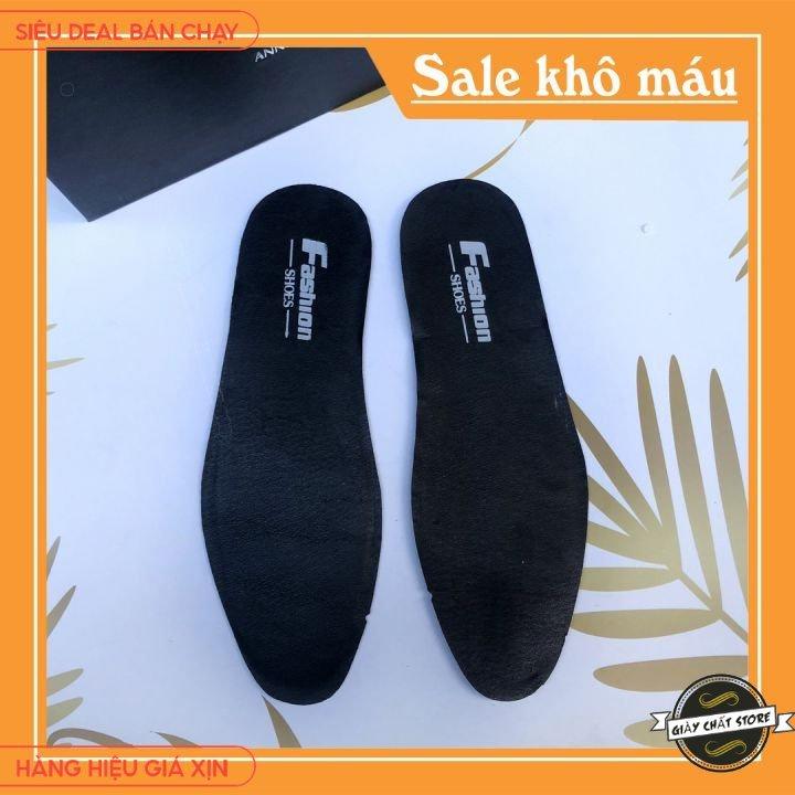 Giày da nam - kiểu dáng hàn quốc , kết hợp da lộn đính chuông da phong cách trẻ trung, năng động