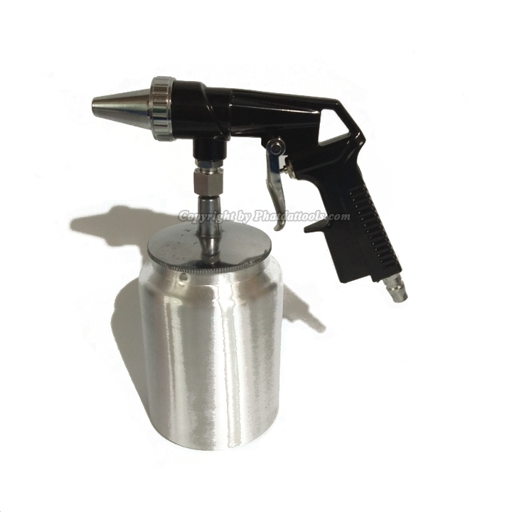 Súng Phun Cát Có Bình Chứa inox 1000ml - Súng Phun Cát Cầm Tay