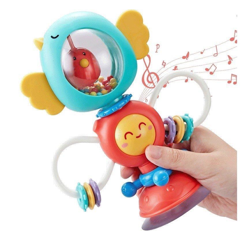 Đồ chơi xúc xắc gặm nướu hình gà cho bé