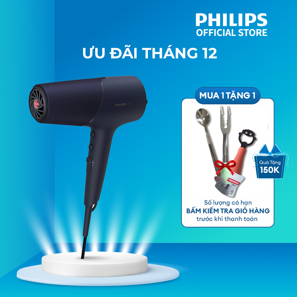 Máy sấy tóc BHD510/00 -Sấy tóc nhanh khô - Bảo vệ tóc không quá nóng