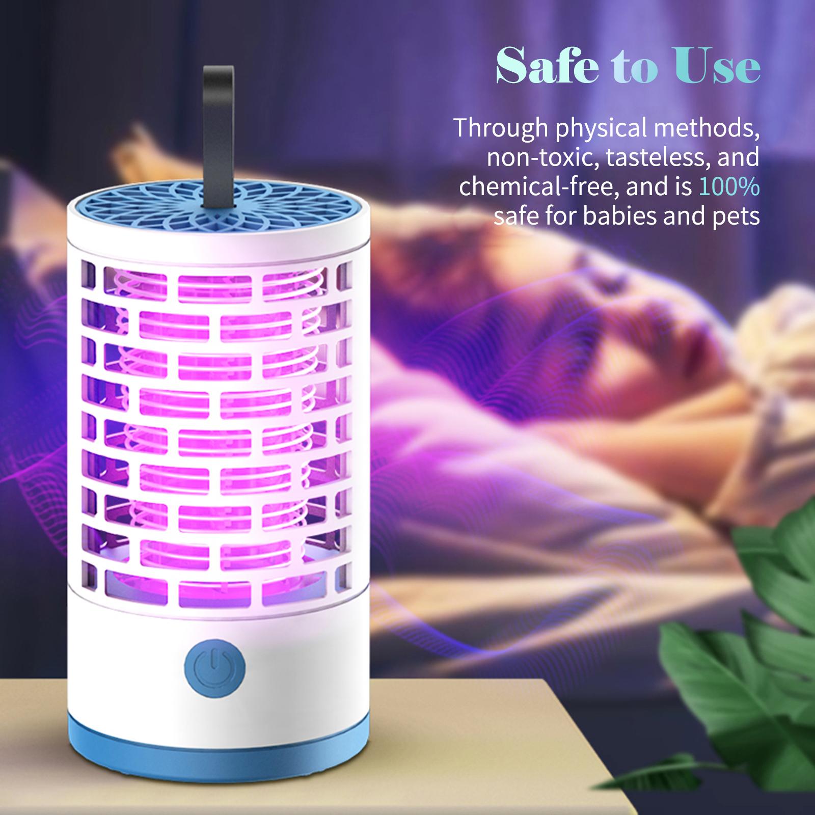 Máy Diệt Muỗi Usb Treo Đèn Bẫy Bọ Zapper