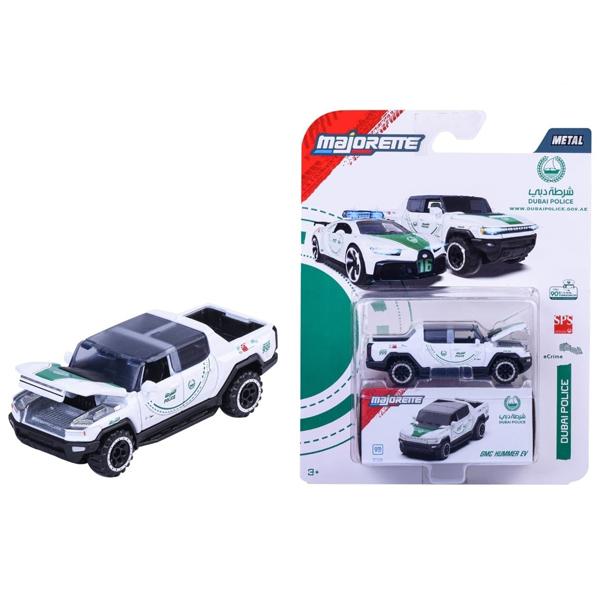 Đồ Chơi Mô Hình Xe Dubai Police Deluxe GMC Hummer EV - Majorette 8503101000B47