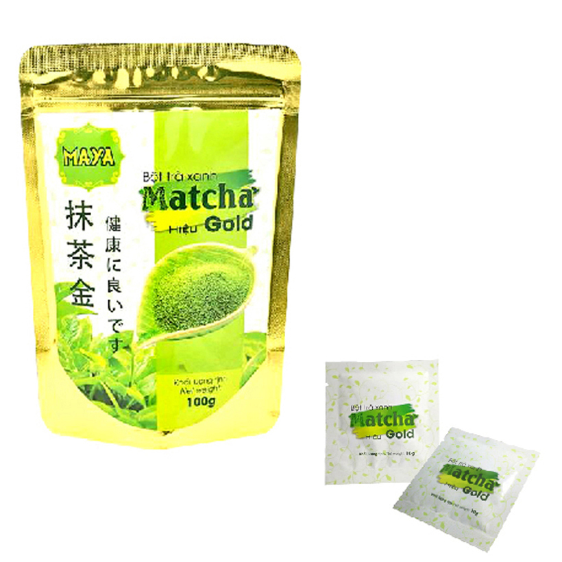 Bột trà xanh Matcha Gold - túi 100g