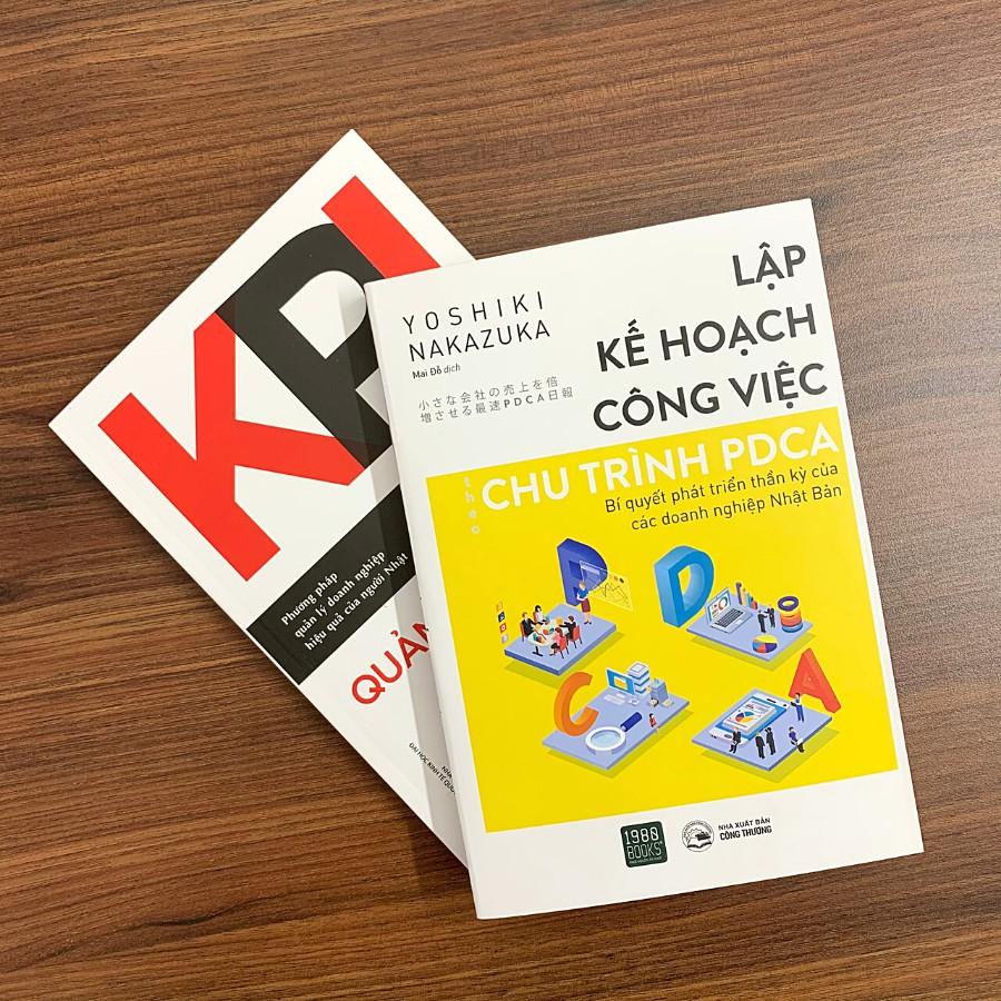 Sách  Combo 3 cuốn OKR + KPI + Lập Kế Hoạch Công Việc Theo Chu Trình PDCA - BẢN QUYỀN