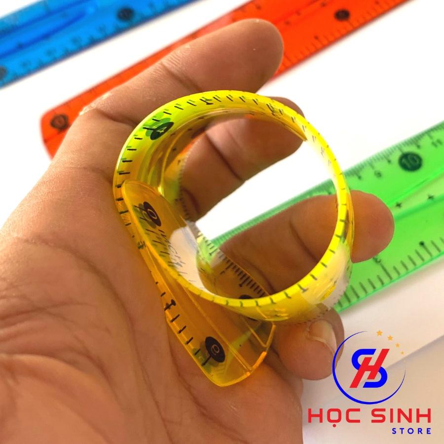 Thước dẻo nhiều màu 15cm ( Giao màu ngẫu nhiên )