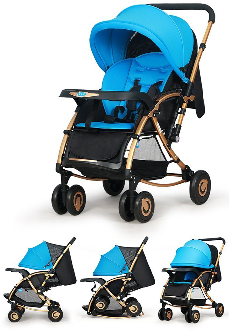 Xe Đẩy Trẻ Em Bập Bênh 2 Chiều Baobaohao C3 - Xanh