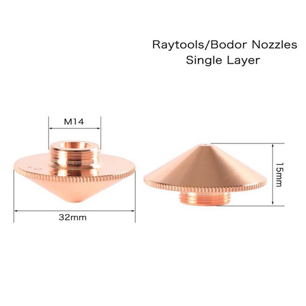 Double Layers Cutting Head Nozzle 32x15mm