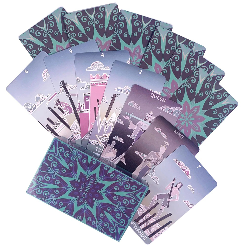 Bộ Bài Sambucus Tarot 78 Lá Bài Tặng Đá Thanh Tẩy