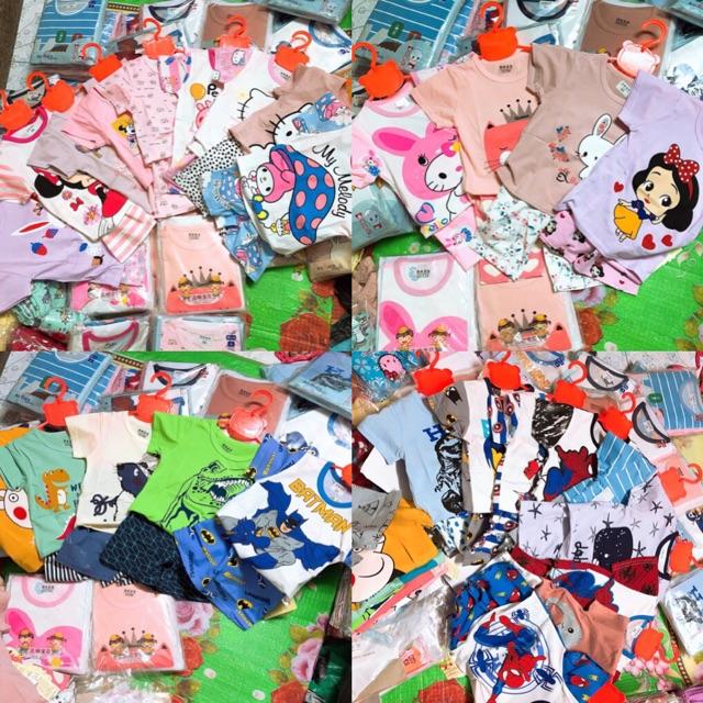 Bộ cotton xuất hàn chuẩn Quảng Châu size nhí