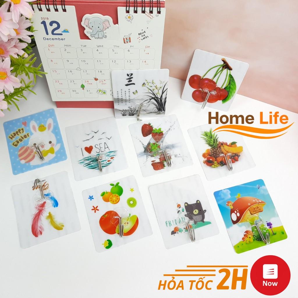 Móc Dán Tường ️ ️ Móc Treo Tường In Hình 3D Dính Siêu Chắc Trên Mọi Vật Liệu Trang Trí Nhà