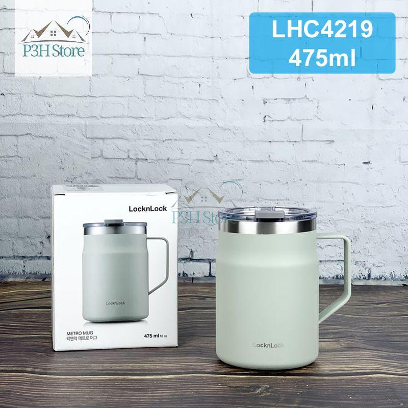 Ly giữ nhiệt Lock&amp;Lock Metro Mug bằng thép không gỉ ca , cốc LHC4219 LHC4282