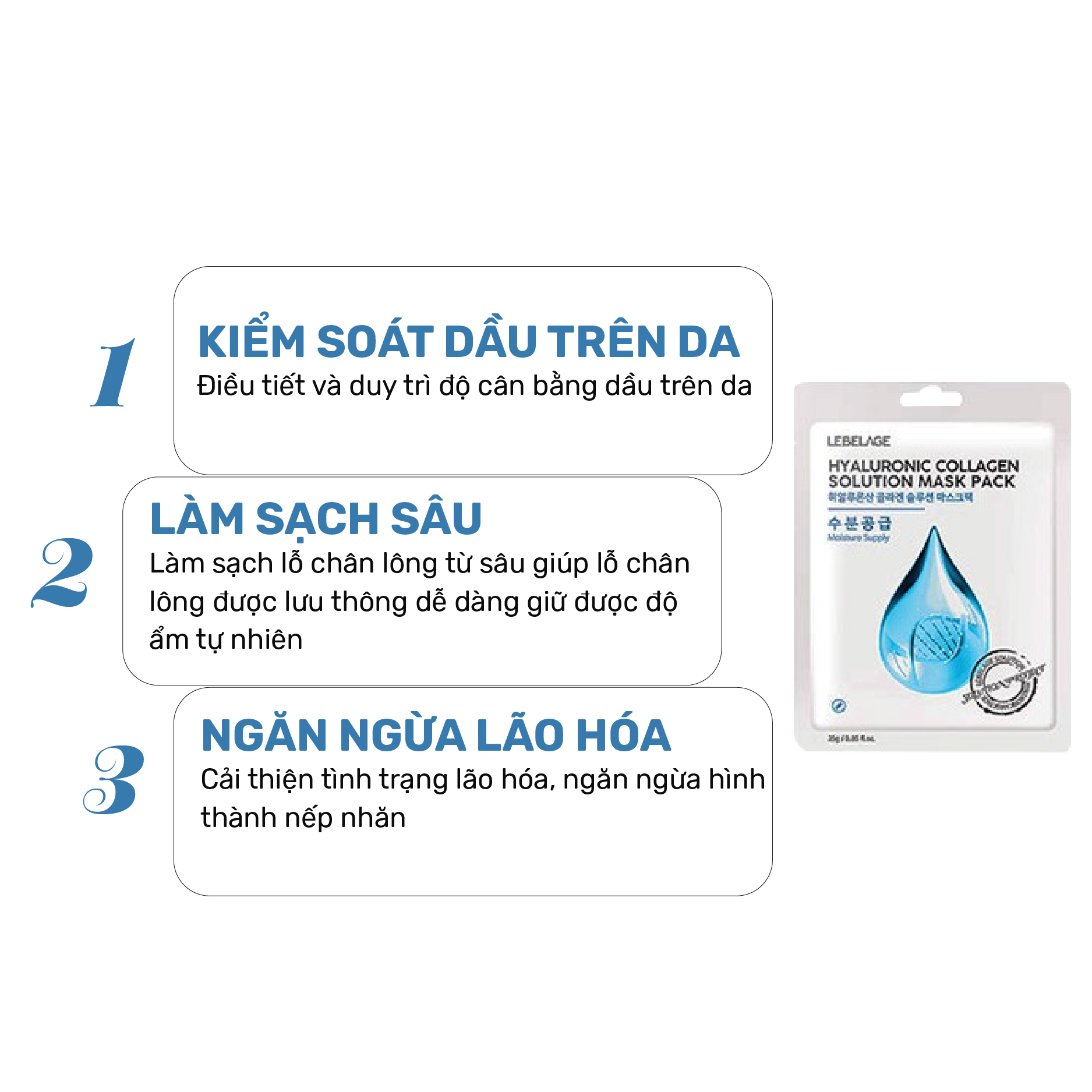 Mặt Nạ Giấy Phục Hồi Da Lebelage Solution Mask Pack 25ml