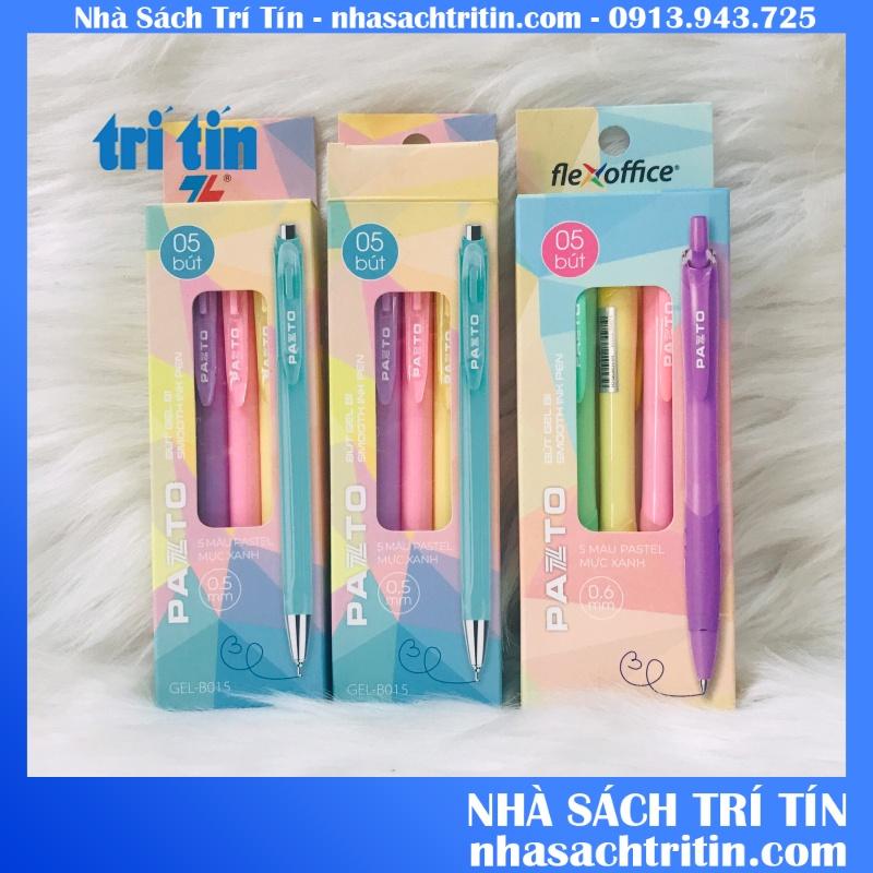 BÚT GEL PAZTO B015 0.5MM - BÚT MỰC BẤM PASTEL