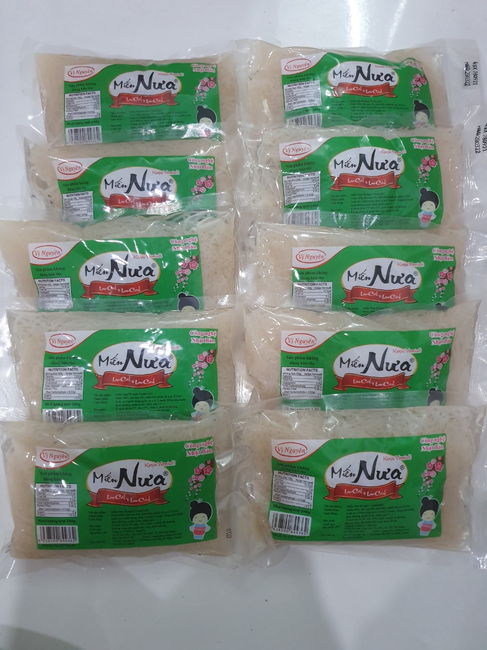 Combo 2 Gói Phở Nưa 3 Gói Miến Nưa Vị Nguyên 240Gram