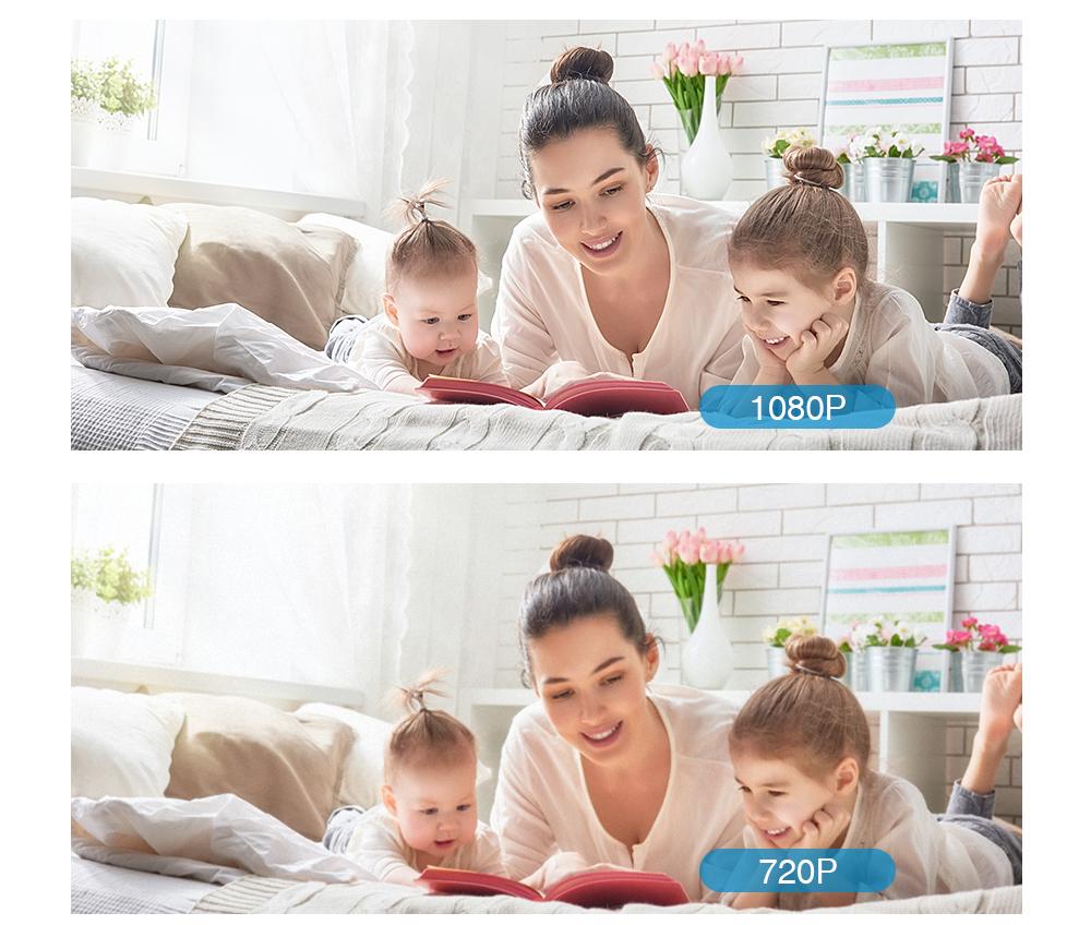 Camera giám sát video thông minh YCC365 PLUS 1080P Camera IP đám mây Mạng theo dõi tự động Camera WiFi không dây Camera quan sát Cảm biến trẻ em Kích thước: 1620P Màu trắng