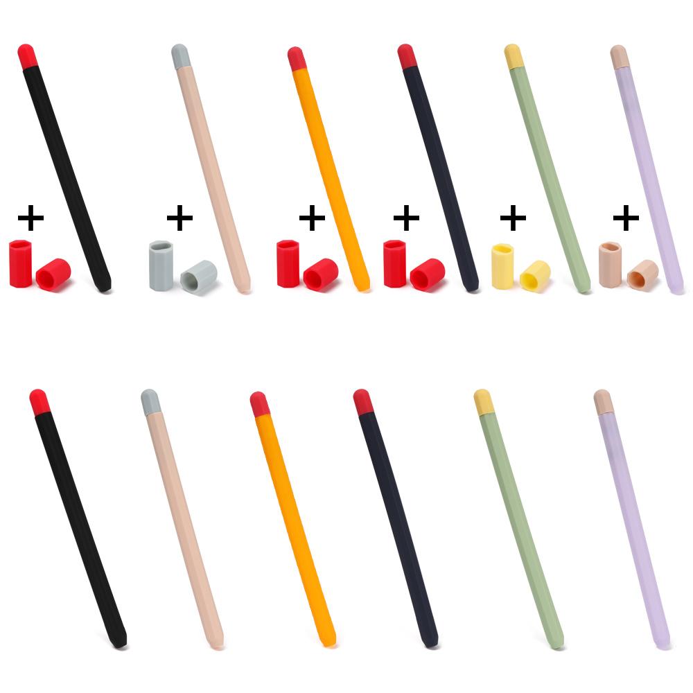 ☆YOLA☆ Soft Protective Case Portable Stylus Cover Touch Pen Covers Candy Color Silicone Styluspen Dust Proof Shockproof Non Slip pencil skin/Multicolor