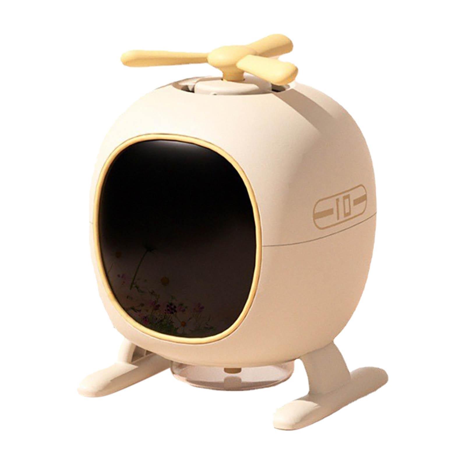 Portable Diffuser, Machine USB Humidifier for Home Yoga Office , White NO LED