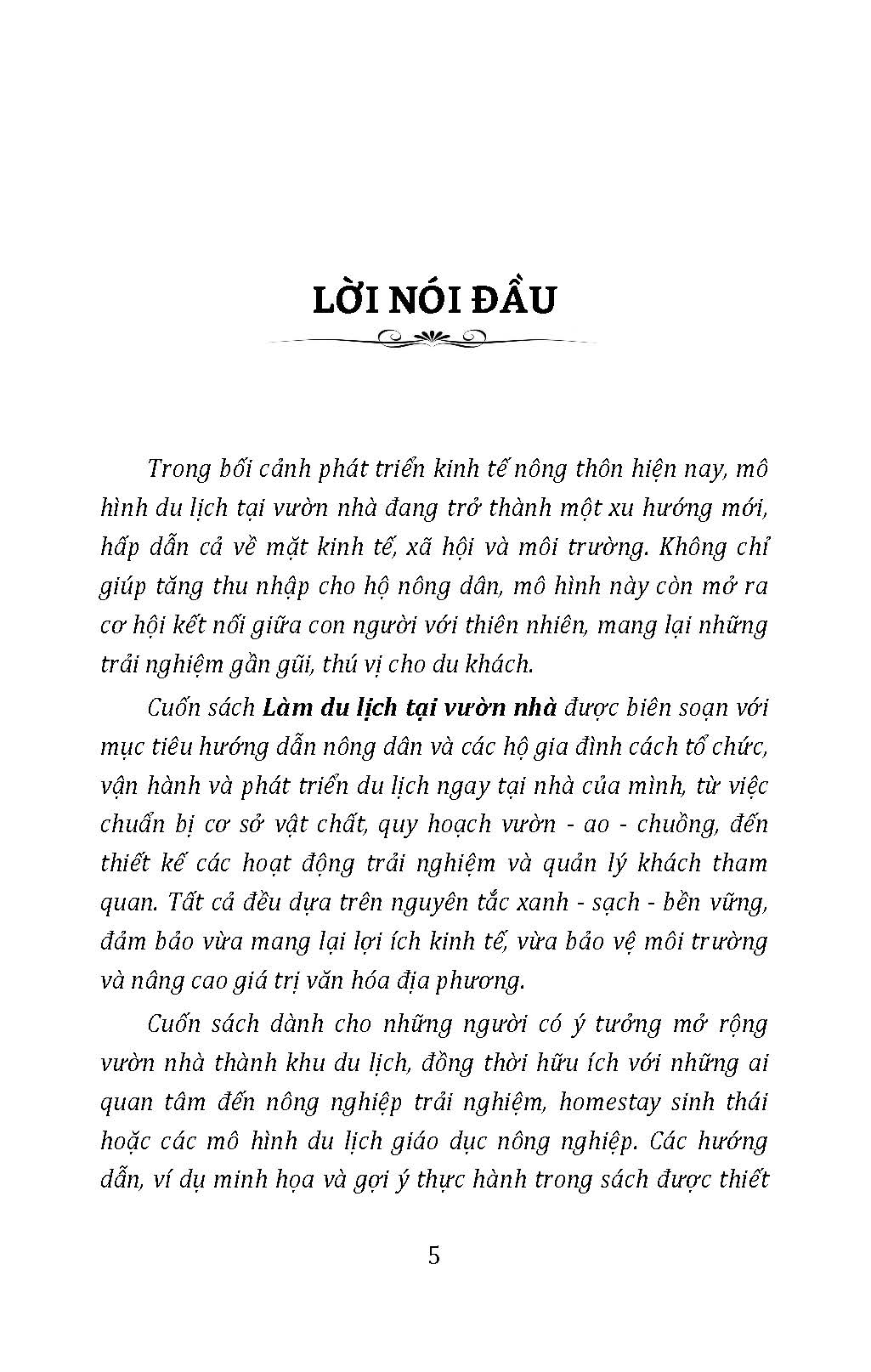 Làm Nông Kiểu Mới - Xanh, Sạch, Bền Vững: Làm Du Lịch Tại Vườn Nhà