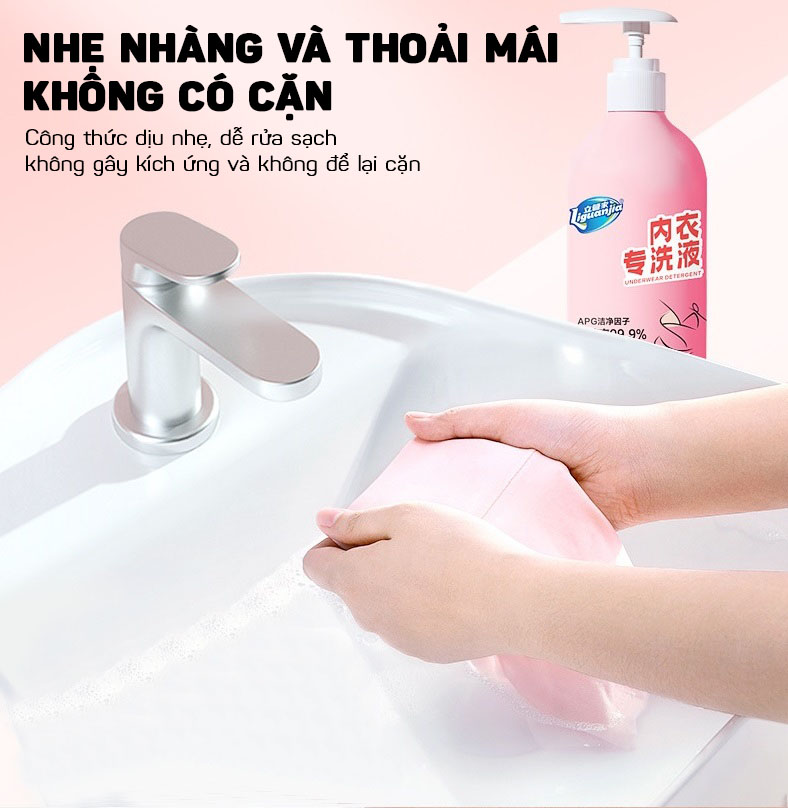 (500ml) Dung Dịch Tẩy Rửa Vết Máu Trên Quần Áo, Đồ Lót Siêu Sạch