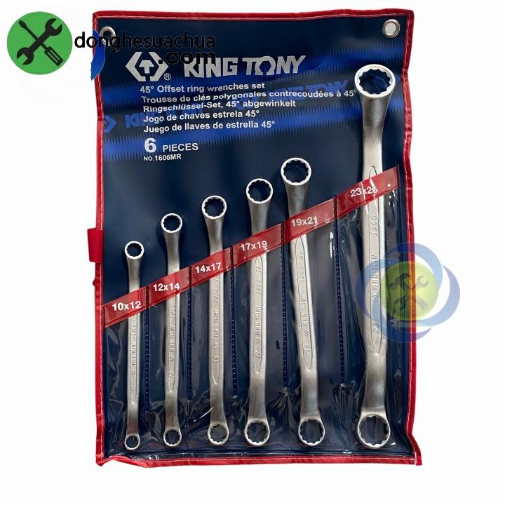 Bộ cờ lê hai đầu tròng Kingtony 1606MR 6 cây từ 10-26mm