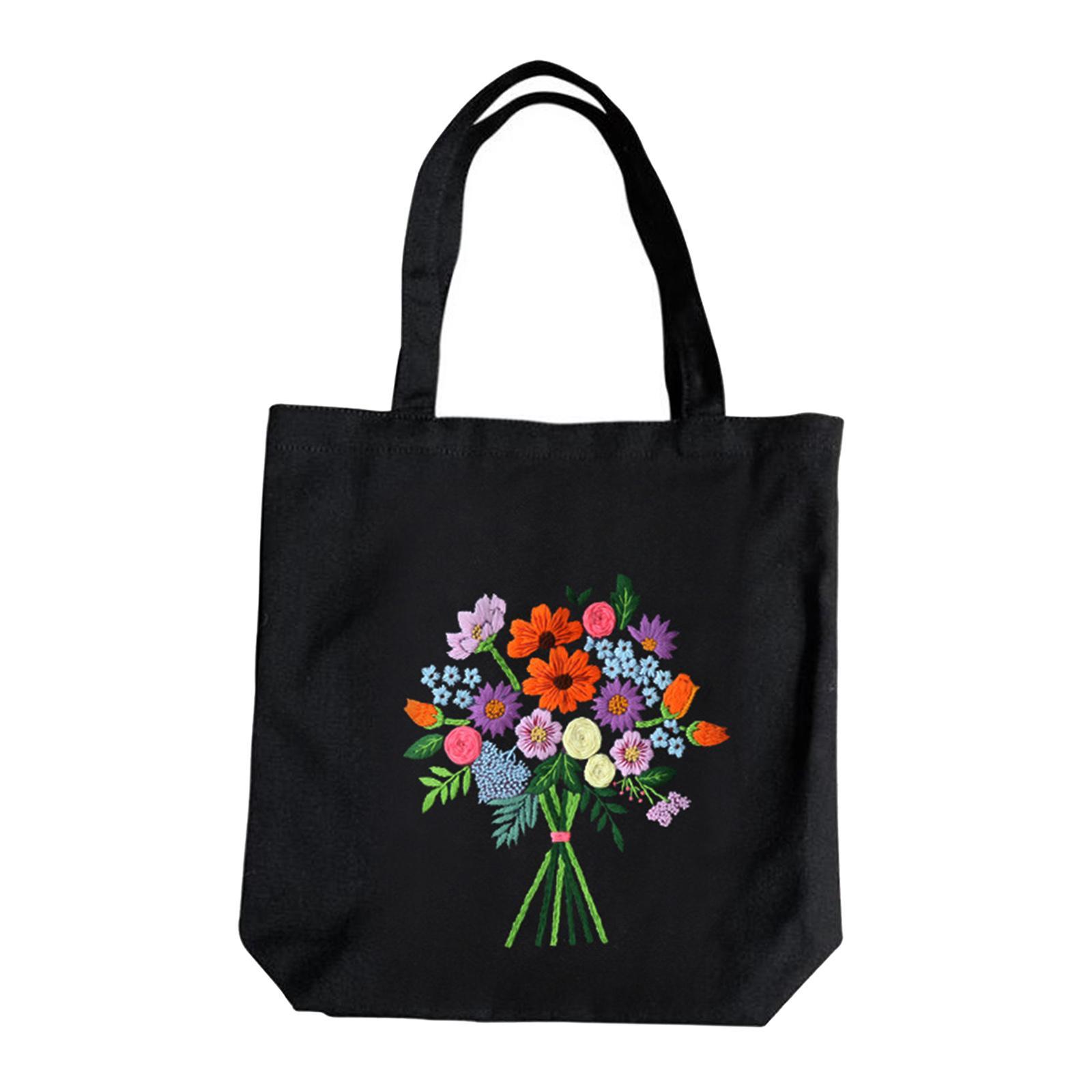 Canvas Embroidery  Include Embroidery with Flower Pattern Dewdrop Flower