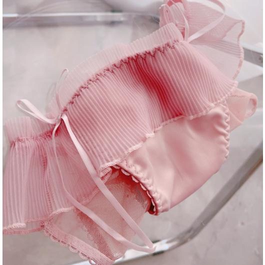 Quần Lót Nữ Ren Bi Phủ Lụa Satin Thời Trang Xuất Đông Âu . Hàng Loại Đẹp.