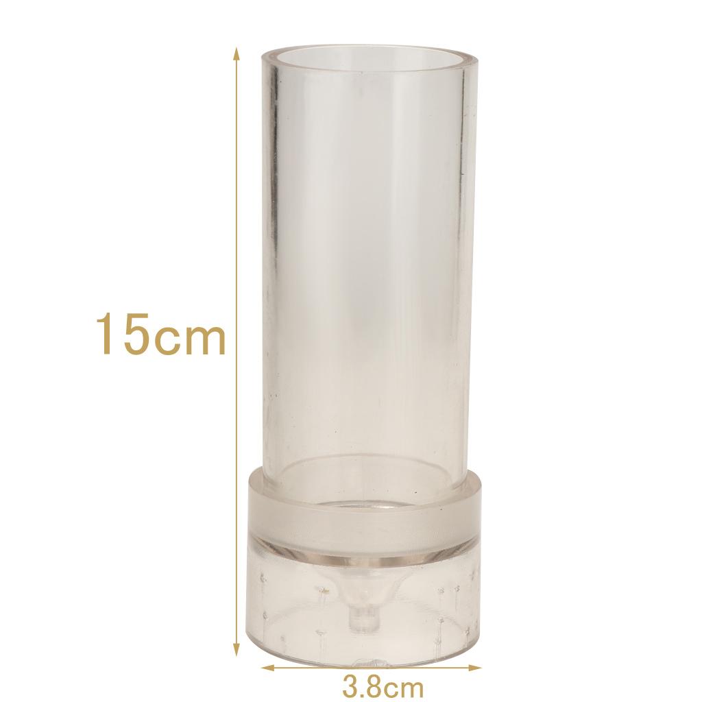 100mm 125mm 150mm Spire Cylinder Plastic Clear Candle Making Model Church Top Designs Candle Mould DIY Candle Craft Tool Soap Clay Craft Mould