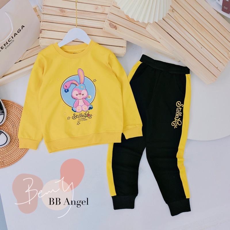 Bộ nỉ da cá bé gái bb angel sz cồ 26-50kg